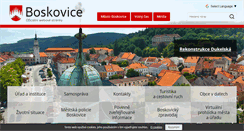 Desktop Screenshot of boskovice.cz